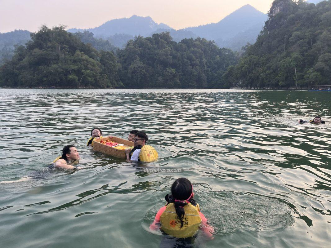 Lộ trình thuê xe Hải Phòng đi Hồ Ba Bể